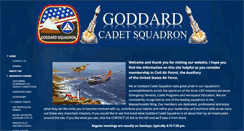 Desktop Screenshot of goddardcadetsquadron.com